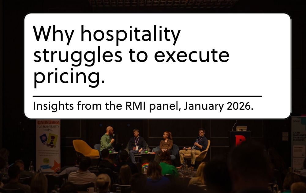 RMI Panel Summary - why hospitality struggles to execute pricing